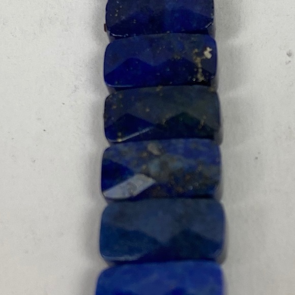10mm X 5mm Lapis Lazuli Faceted Beads 5 Strands - Picture 2 of 4